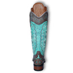 ‼️CLOSE OUT‼️ Frost Style Tall Buckaroo in Turquoise without Shin Protection