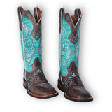 Jesse Style Short Turquoise Boots