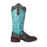 Jesse Style Short Turquoise Boots