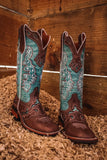 Jesse Style Short Turquoise Boots