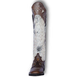 Black and white Hair-On with Shin Protection