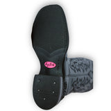 Tall Black Smooth Leather w/Shin Protection