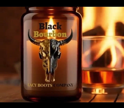 Black Bourbon 16 oz Scented Candle