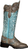 Frost Style Tall Buckaroo in Turquoise w/shin guard