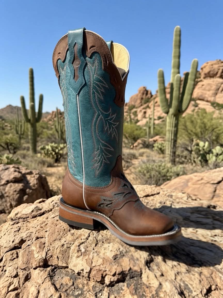 Jesse Short Smooth Leather Turquoise 🌻