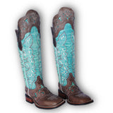 Frost Style Tall Buckaroo in Turquoise without Shin Guard
