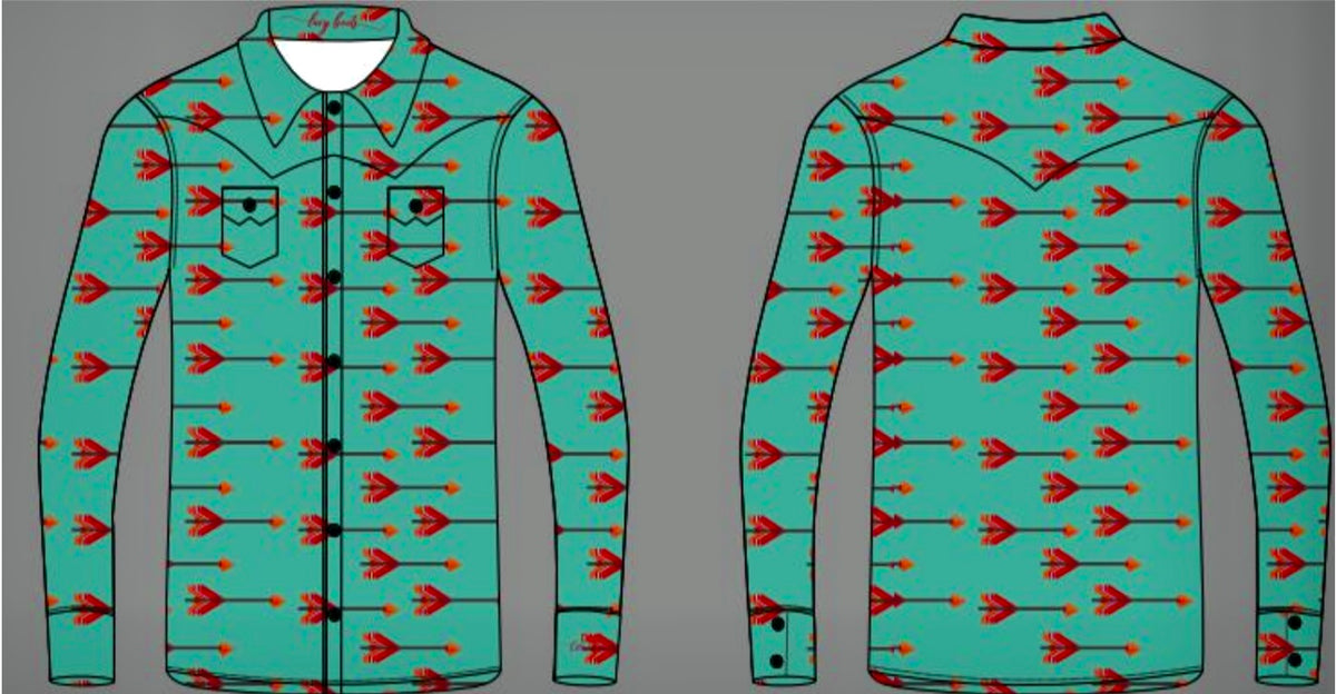 Cool Cowgirl® Perforated Cooling Shirts! The Makayla Arrows