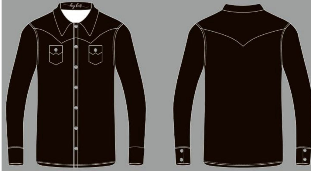 Cool Cowgirl® Perforated Cooling Shirts! Solid Black