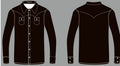 Cool Cowgirl® Perforated Cooling Shirts! Solid Black