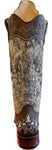 Frost Style Tall Buckaroo in Lighter Brindle Hair-On w/ undetectable shin protection